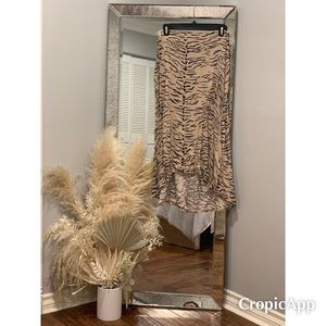 Leith Hi Low Zebra Falda